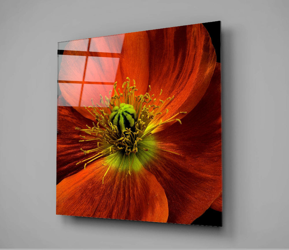 Flower Glass Wall Art.