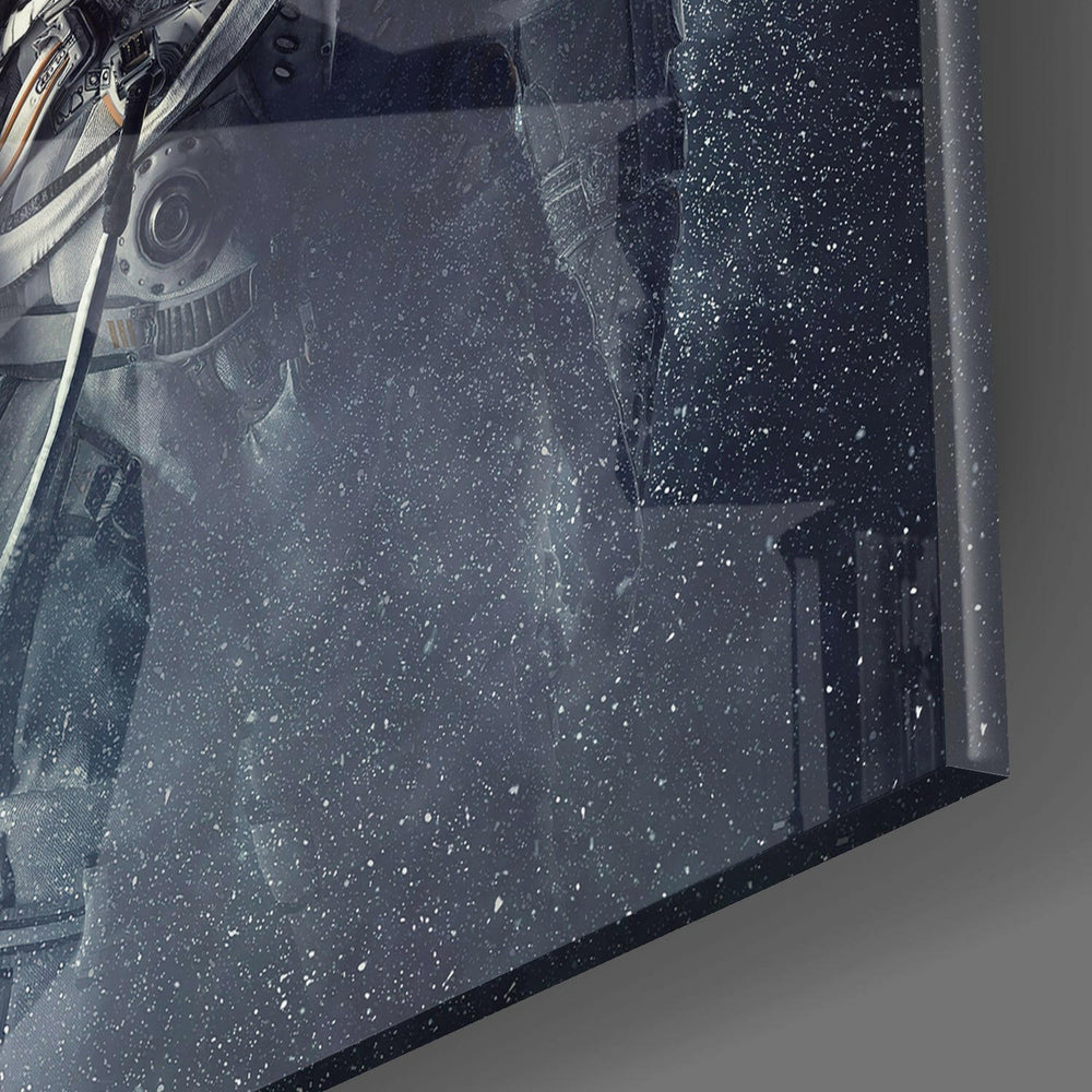 Astronaut Glass Wall Art.