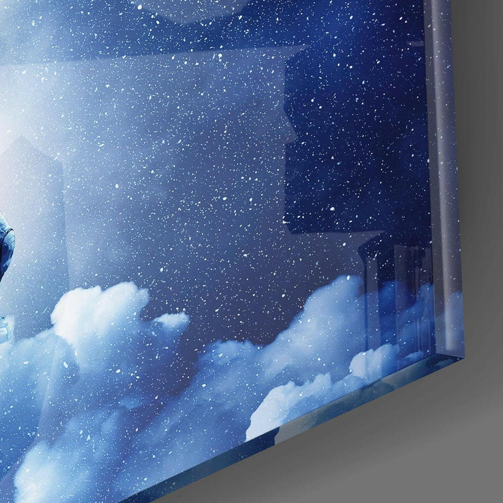 Moon Bearer Glass Wall Art.
