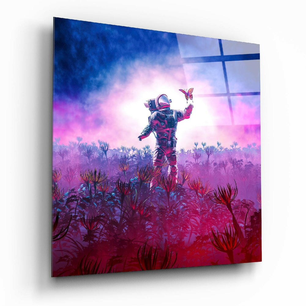 New Worlds Glass Wall Art.