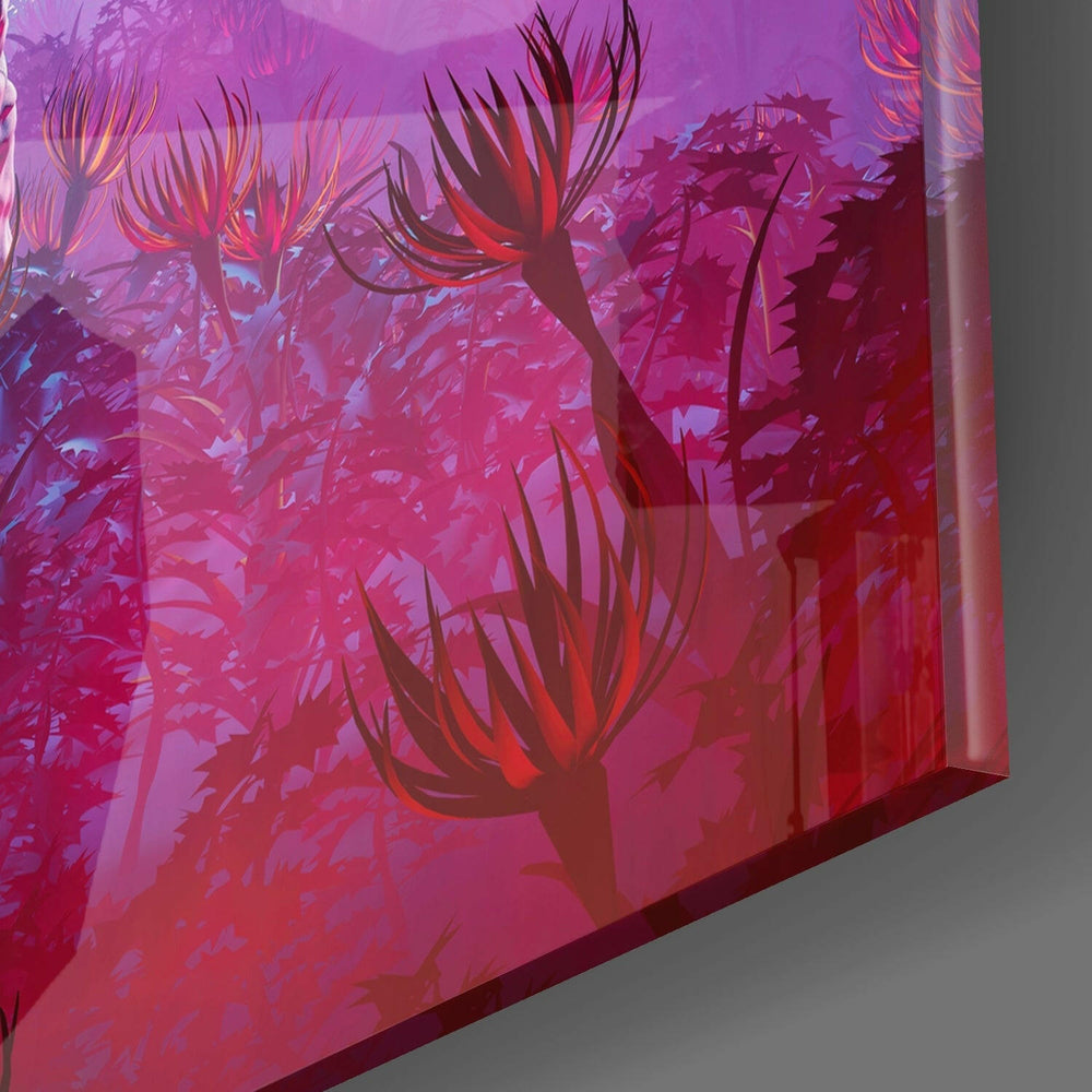 New Worlds Glass Wall Art.