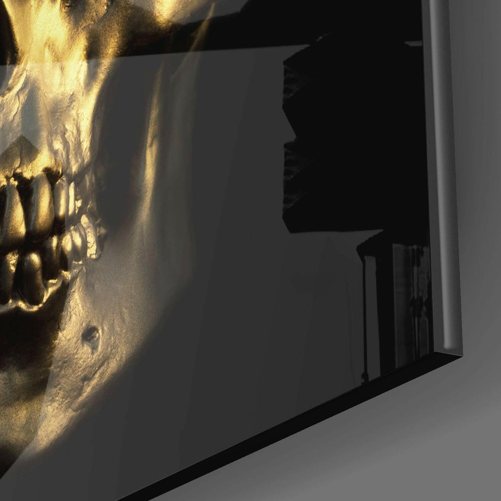 Skull Glass Wall Art.