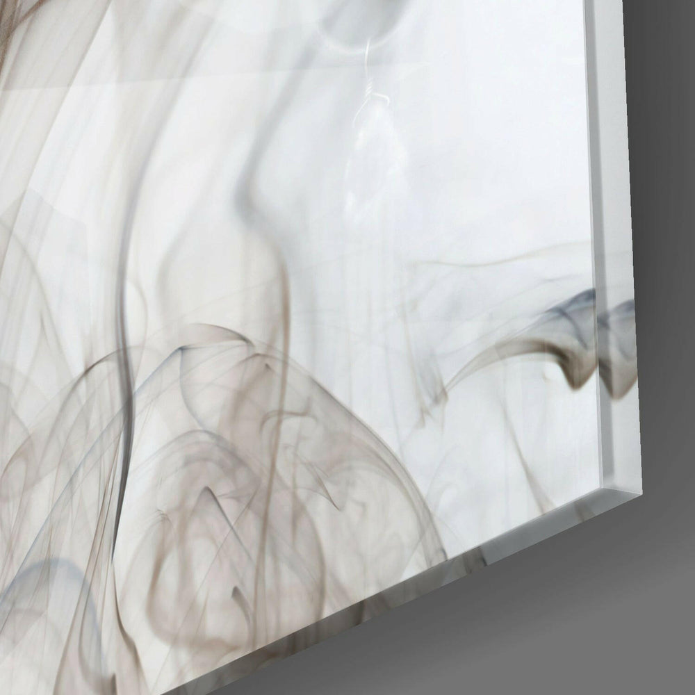 Smoke Face Glass Wall Art.