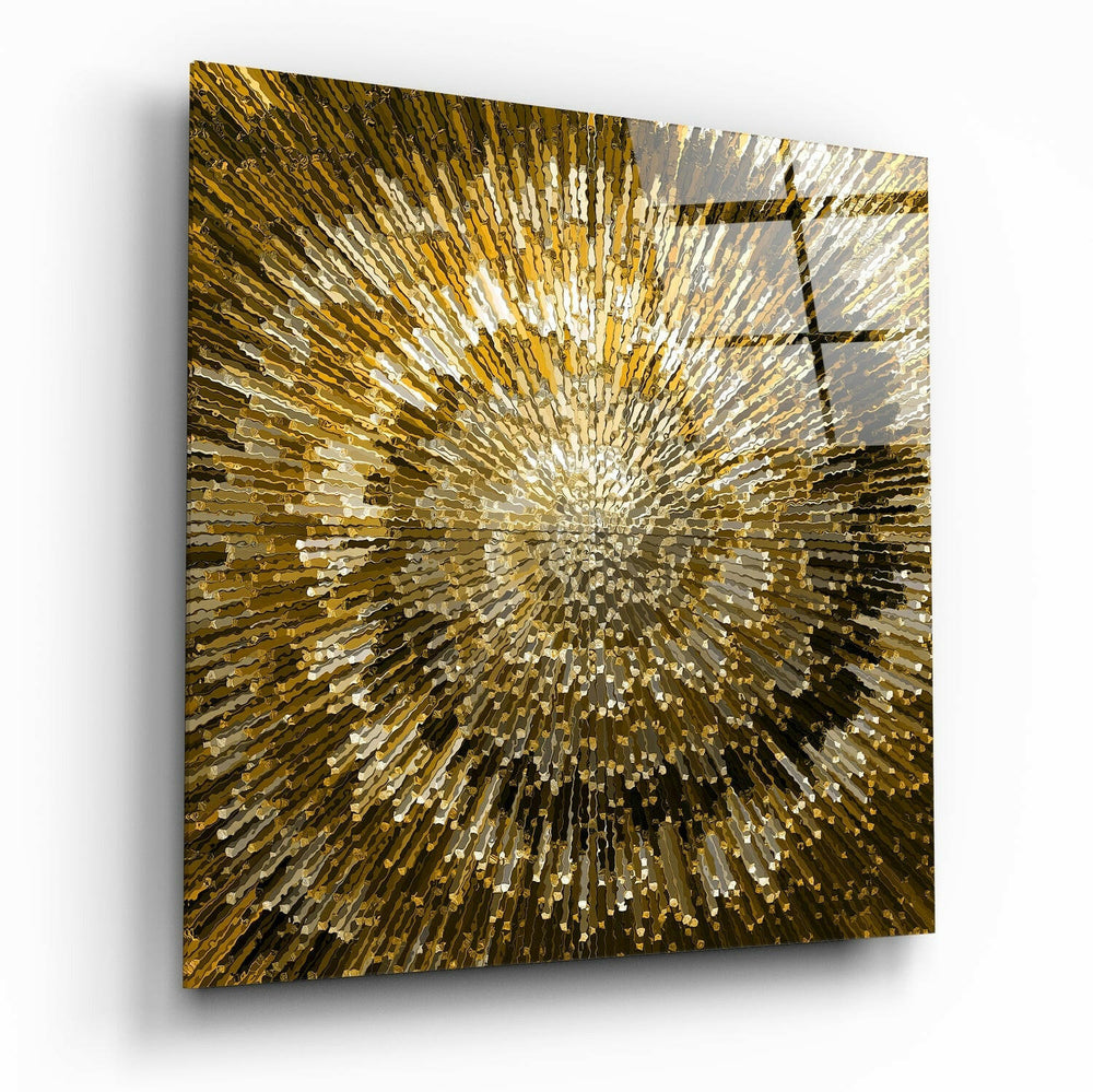 Cycle of Yellow Glass Wall Art | Insigne Art Design.
