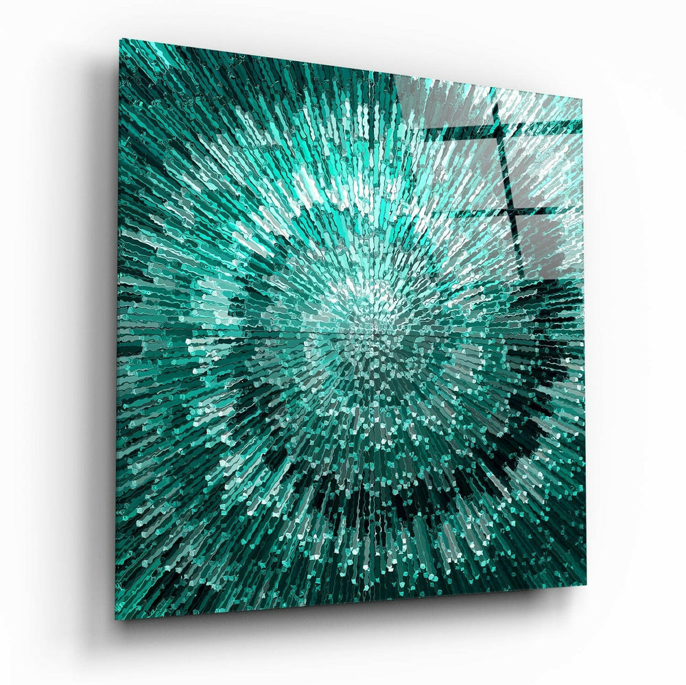 Cycle of Green Glass Wall Art | Insigne Art Design.