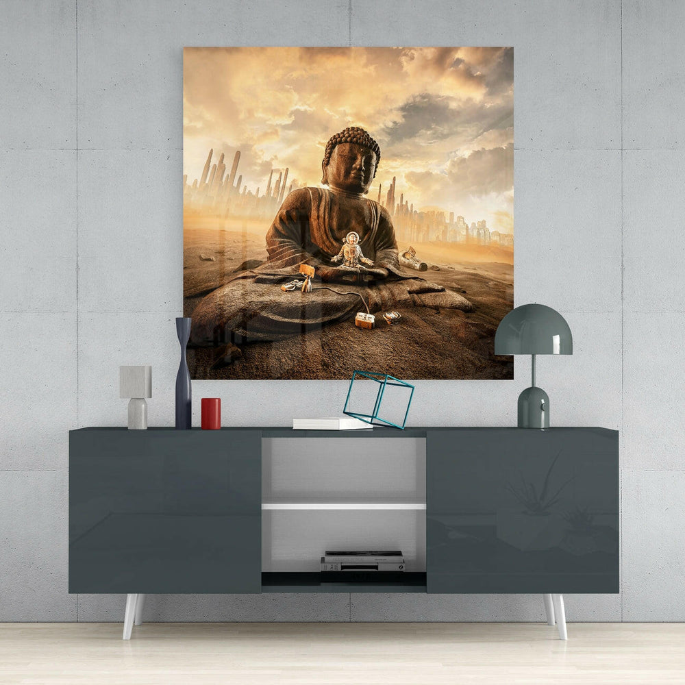 Buddha Glass Wall Art | Insigne Art Design.