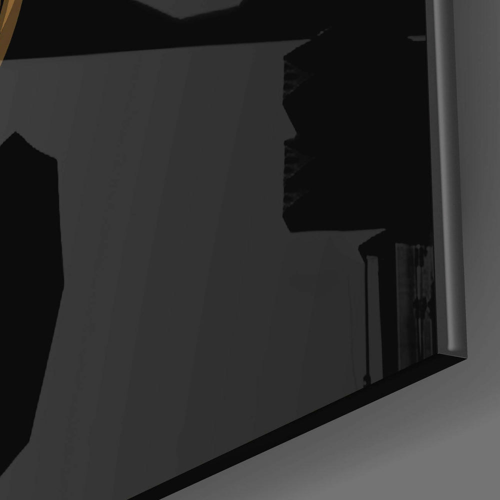 Lion Glass Wall Art | Insigne Art Design.