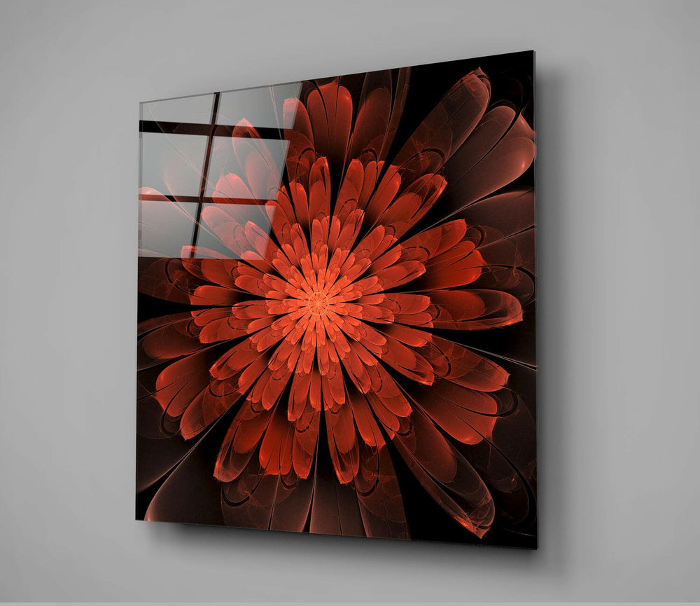Flower Glass Wall Art | Insigne Art Design.