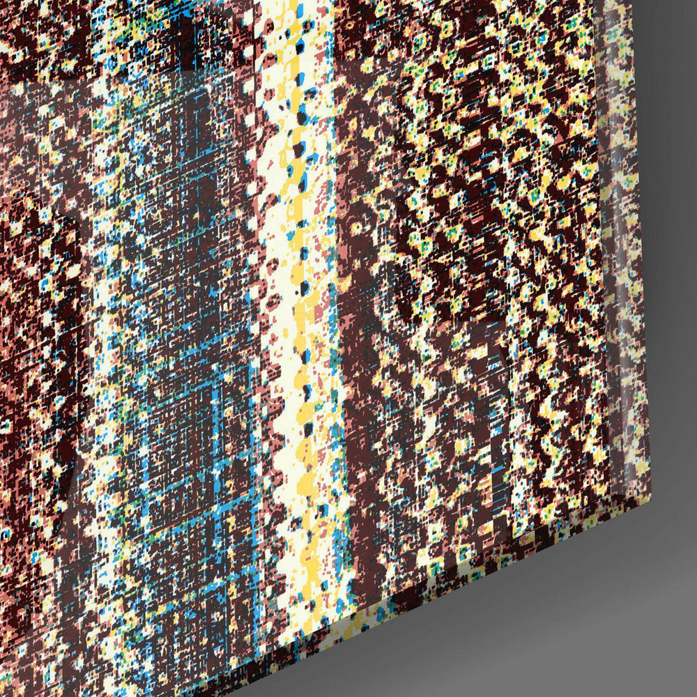 Ethnic Pattern Glass Wall Art | Insigne Art Design.