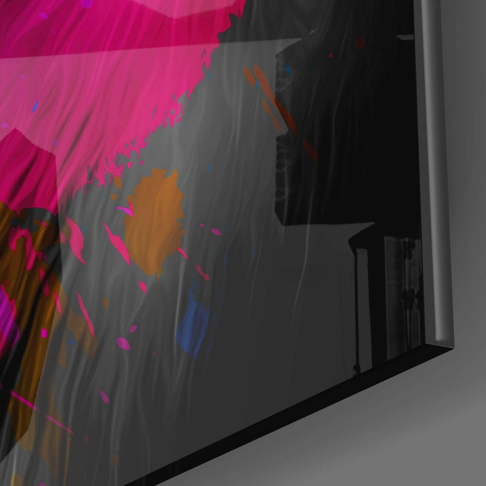 Intellectual Monkey Glass Wall Art | Insigne Art Design.