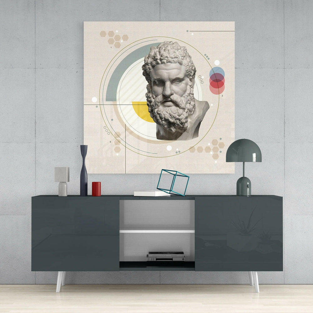 Statue Glass Wall Art | Insigne Art Design.