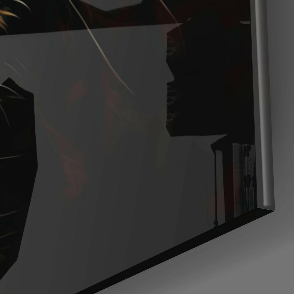 Leopard Glass Wall Art || Designer Collection | Insigne Art Design.