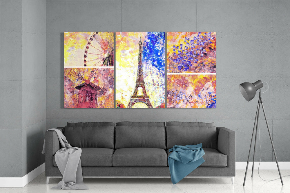 Paris Mega Glass Wall Art.