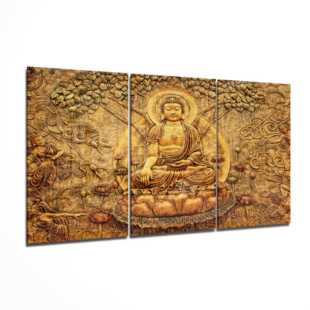 Buddha Mega Glass Wall Art.