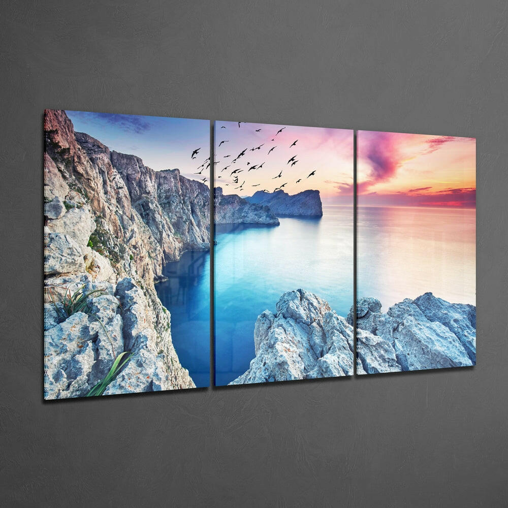 Coastal Mega Glass Wall Art.