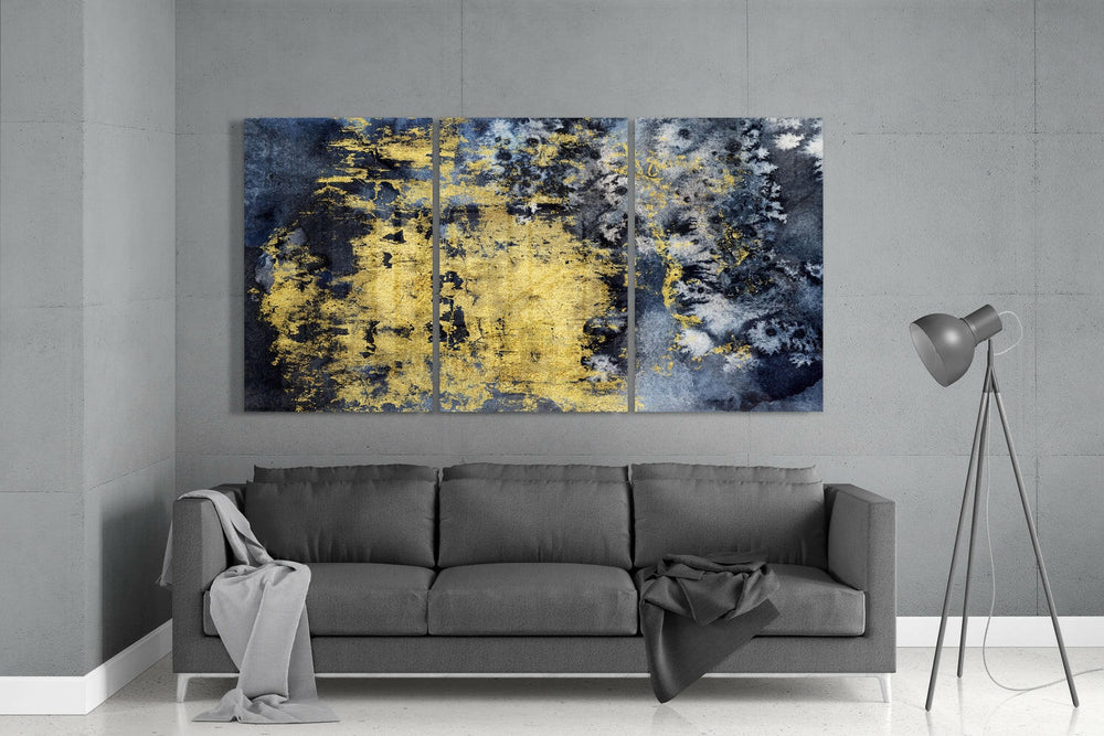 Gold Stain Mega Glass Wall Art.