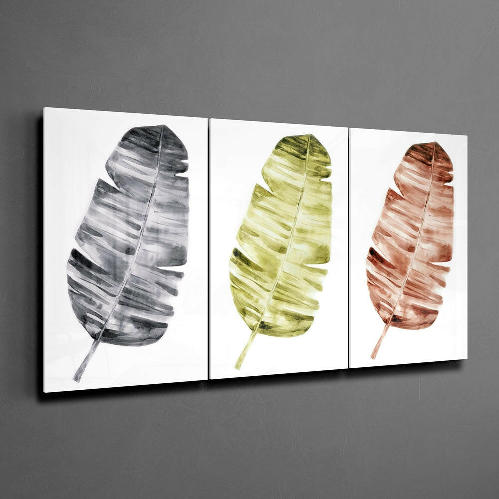 Leaves Mega Glass Wall Art.