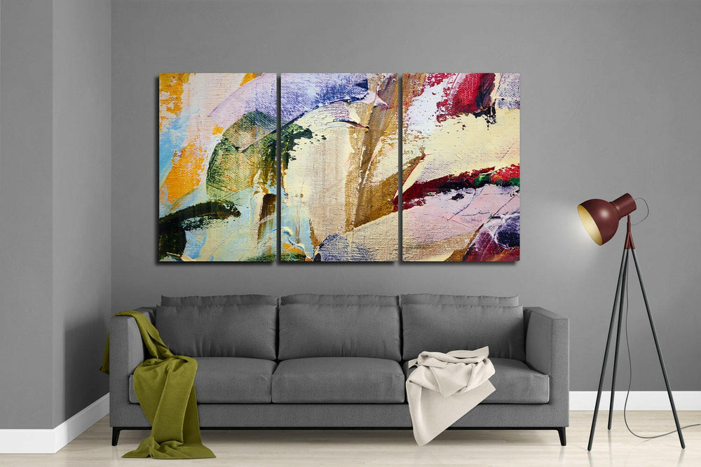 Paint Traces Mega Glass Wall Art.