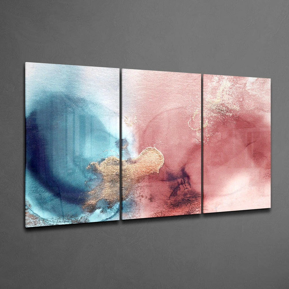 Soft Colors Mega Glass Wall Art.