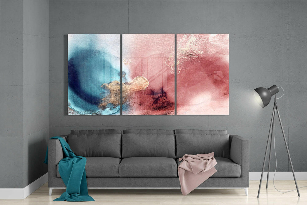 Soft Colors Mega Glass Wall Art.