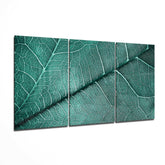 Leaf Texture Mega Glass Wall Art.