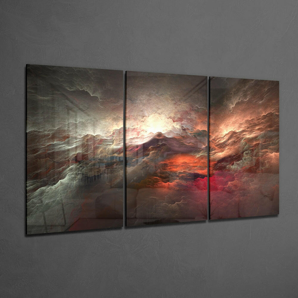 Depth Glass Wall Art.