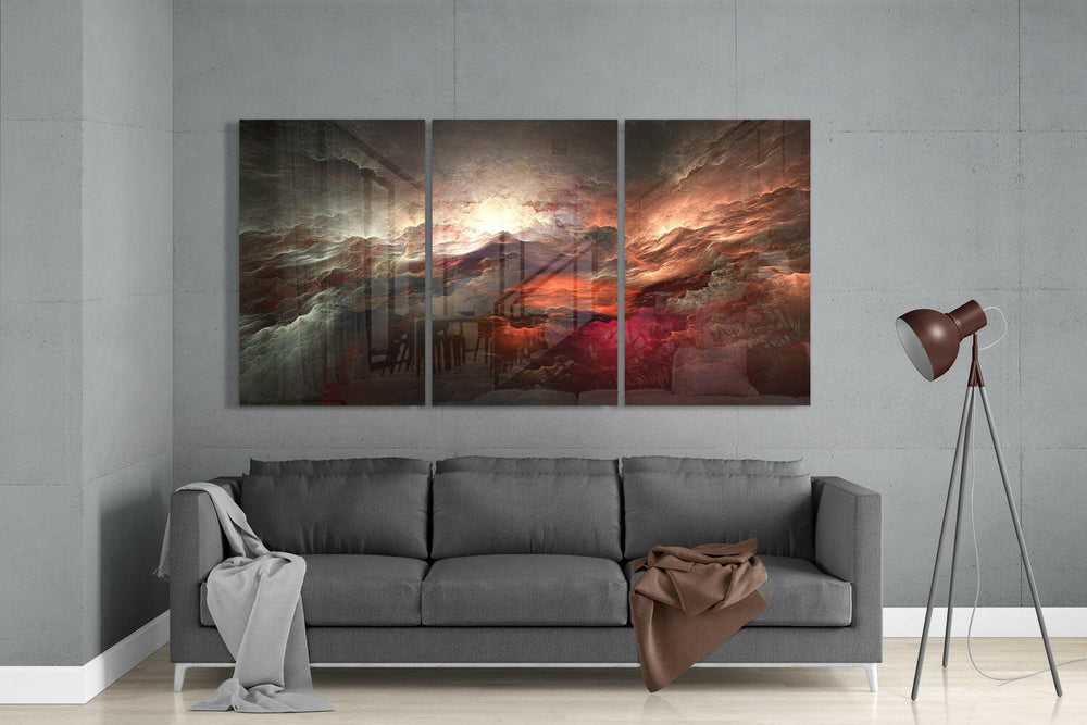 Depth Glass Wall Art.