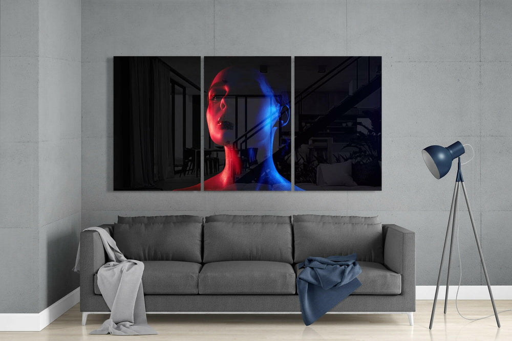 Women's Glass Wall Art.