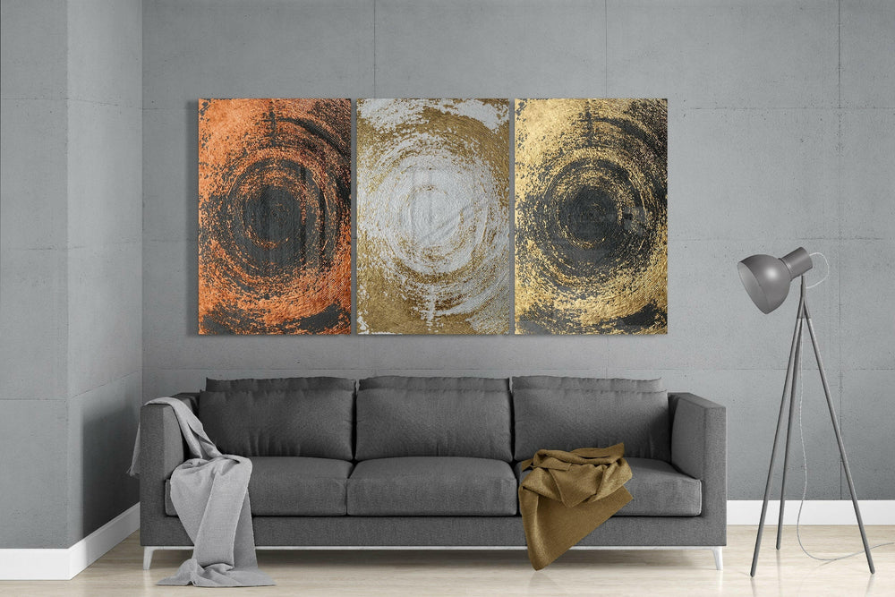 Yellow Touch Glass Art.