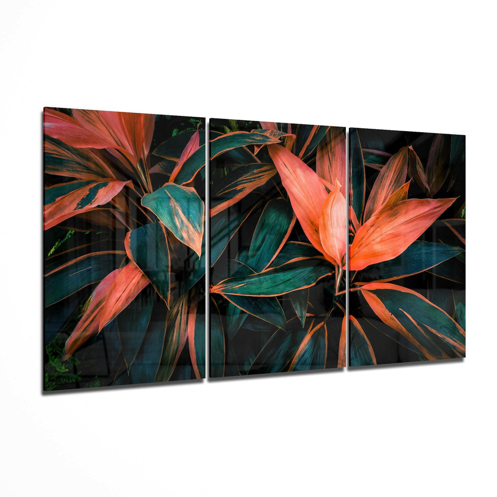Flower - Cordyline Glass Art.