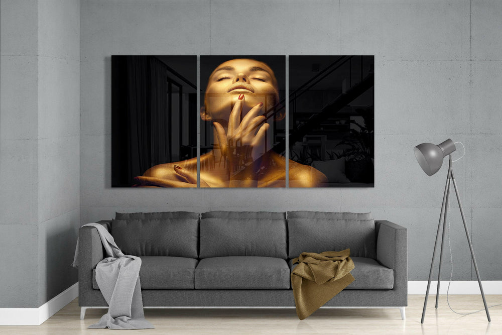 Woman Glass Art.