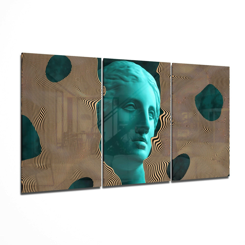Statue Glass Art.