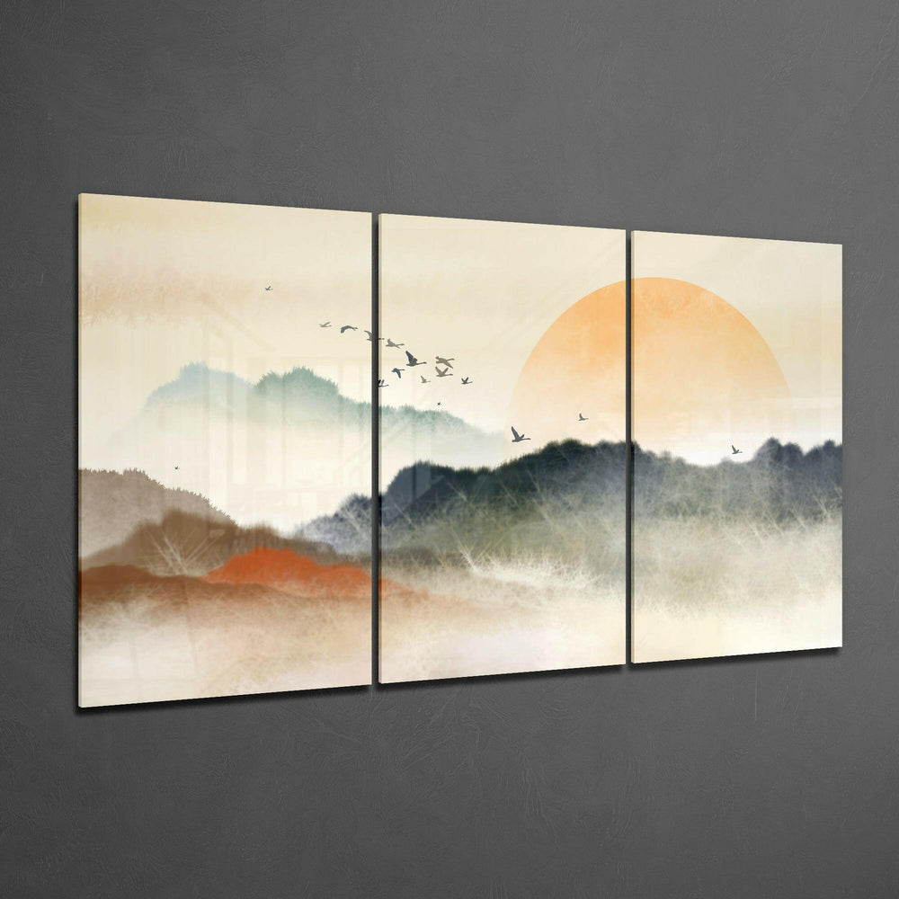 Sunset Glass Art.