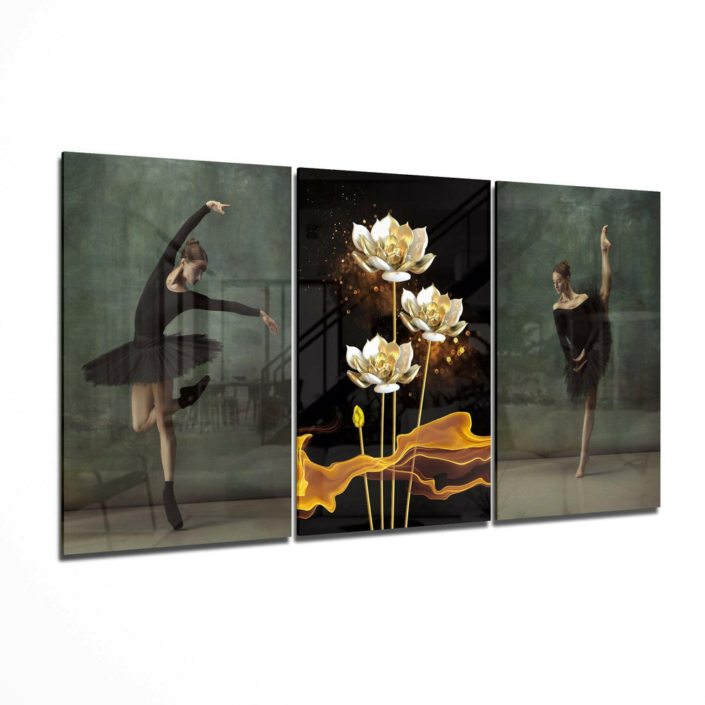 Ballerina Glass Art.