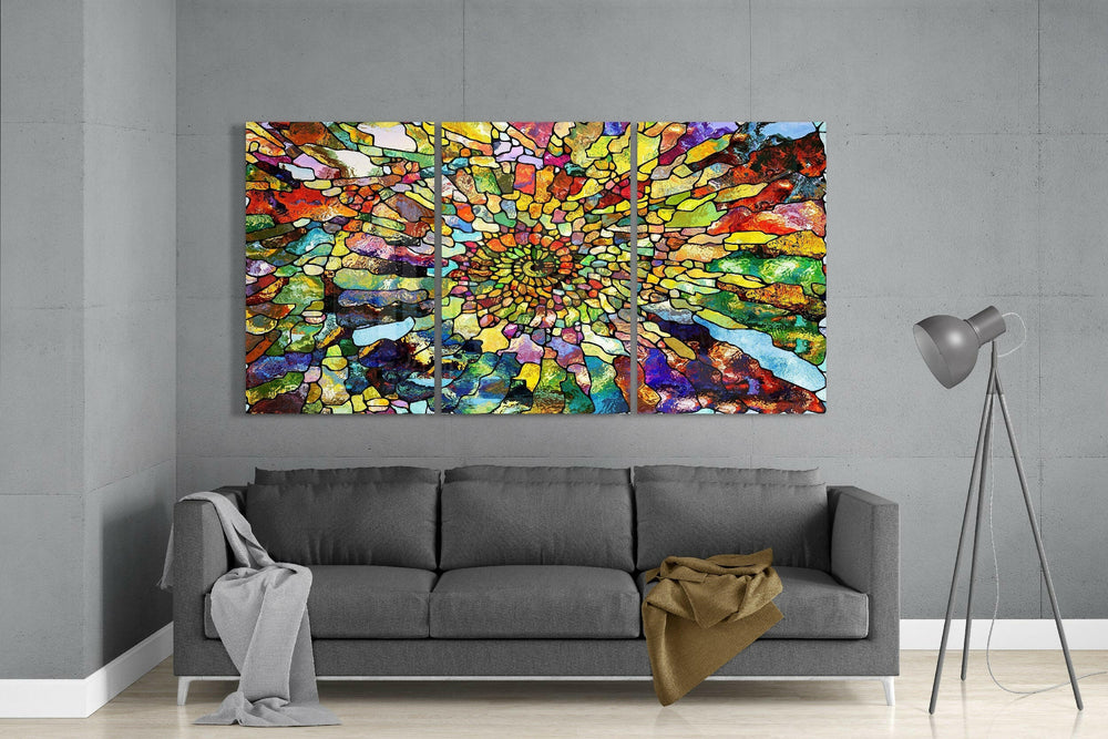 Color Revelation Glass Art.