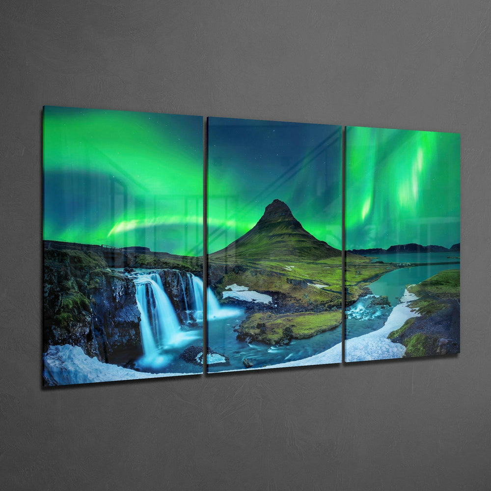 Northern Lights - Aurora Glass Art.