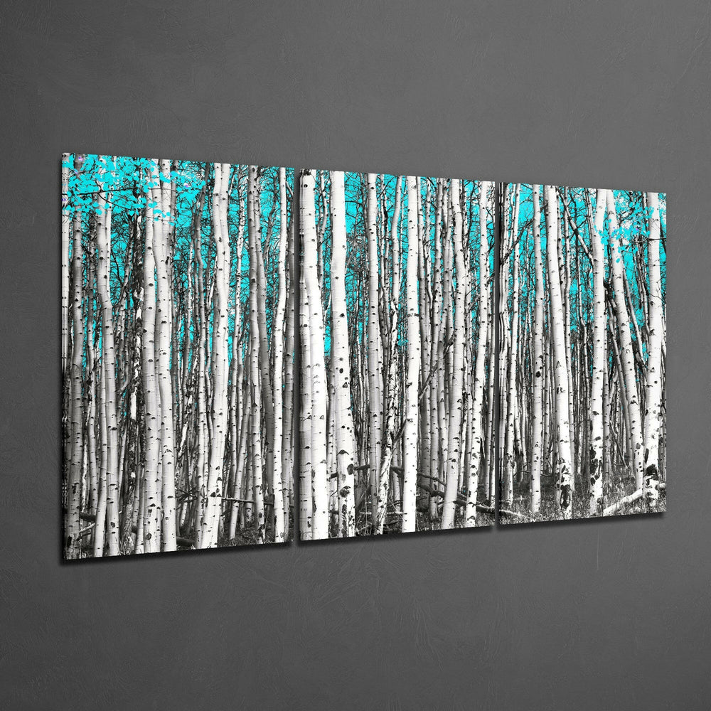 Green Forest Glass Art.