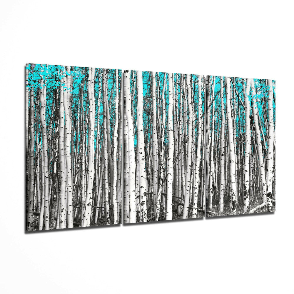 Green Forest Glass Art.