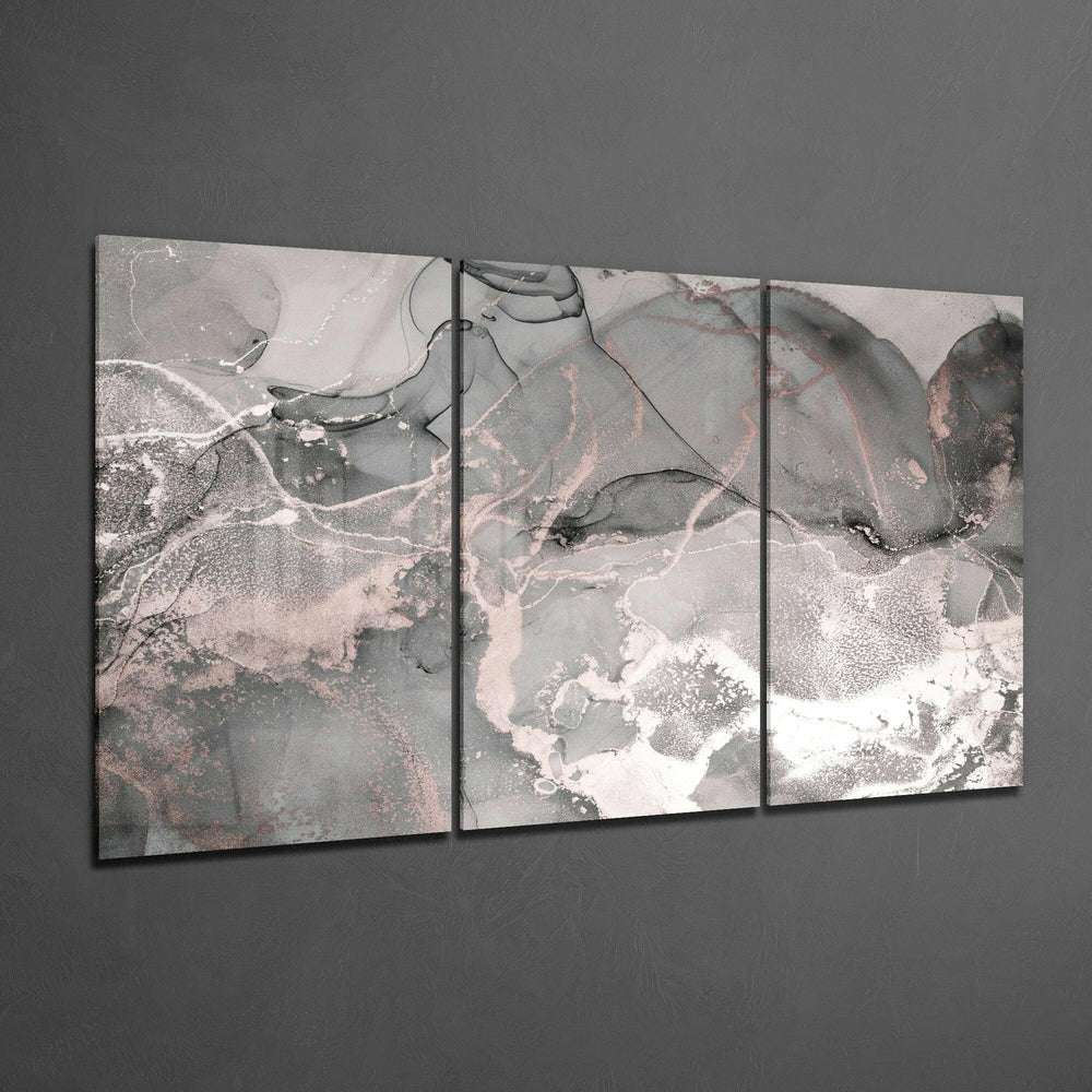 Gray Dance Glass Art.