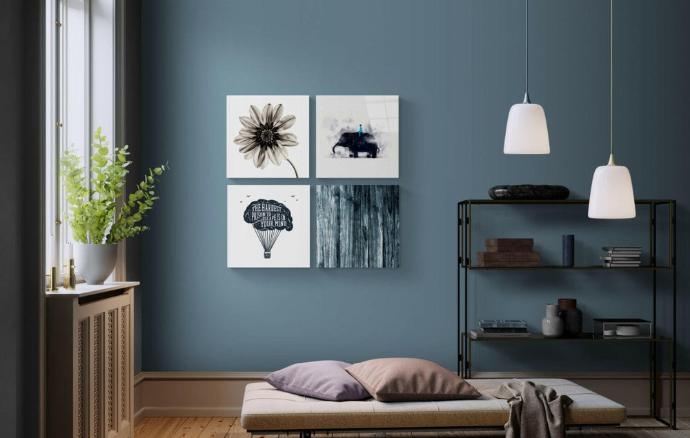 Consciousness Quadro Glass Wall Art.
