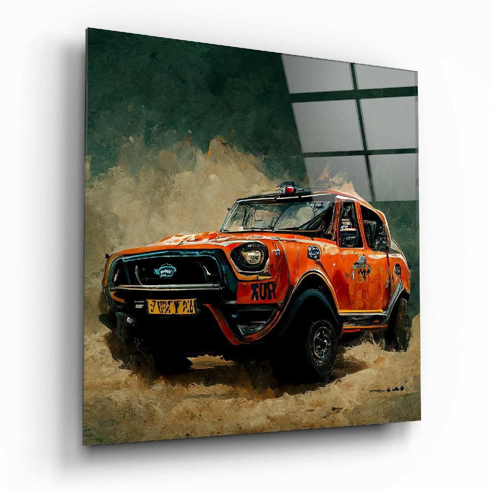 Racer Glass Wall Art || Designer Collection.