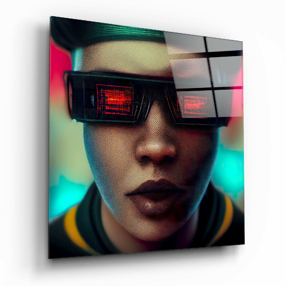 Virtual Life Glass Wall Art || Designer Collection.