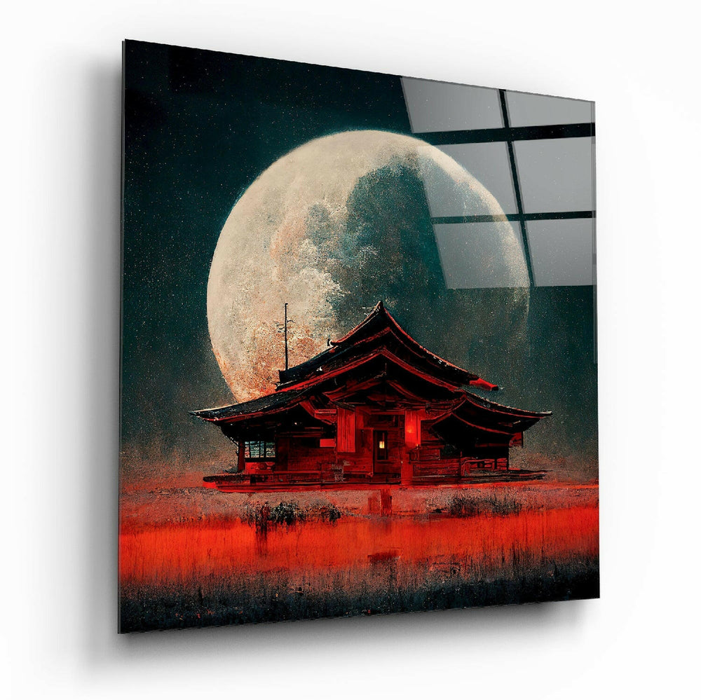 Monkeys' Home Glass Wall Art || Designer Collection.