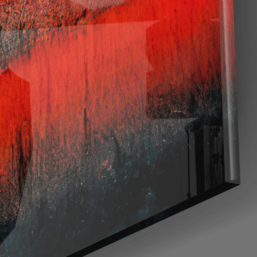 Monkeys' Home Glass Wall Art || Designer Collection.