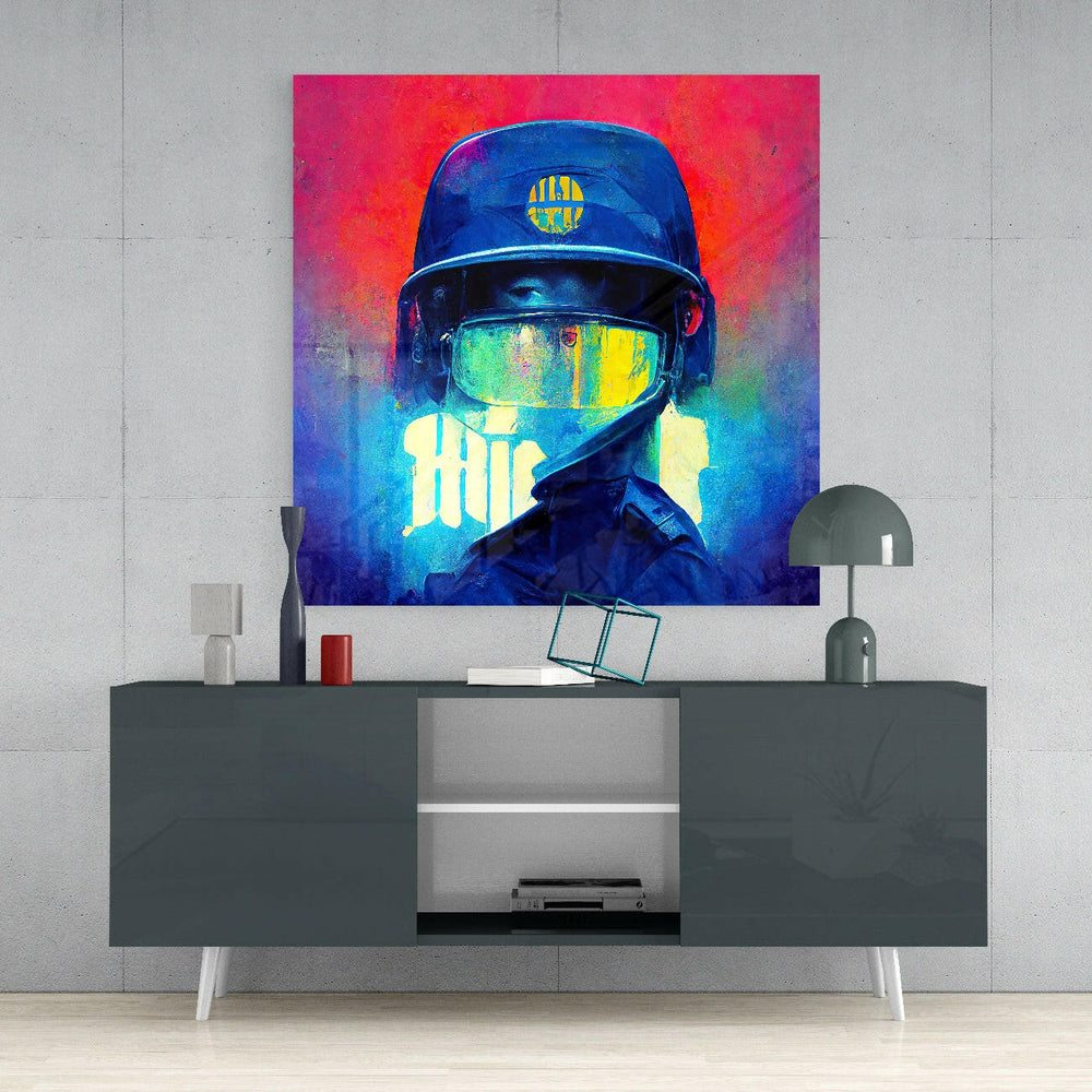 The Guardian Glass Wall Art || Designer Collection.