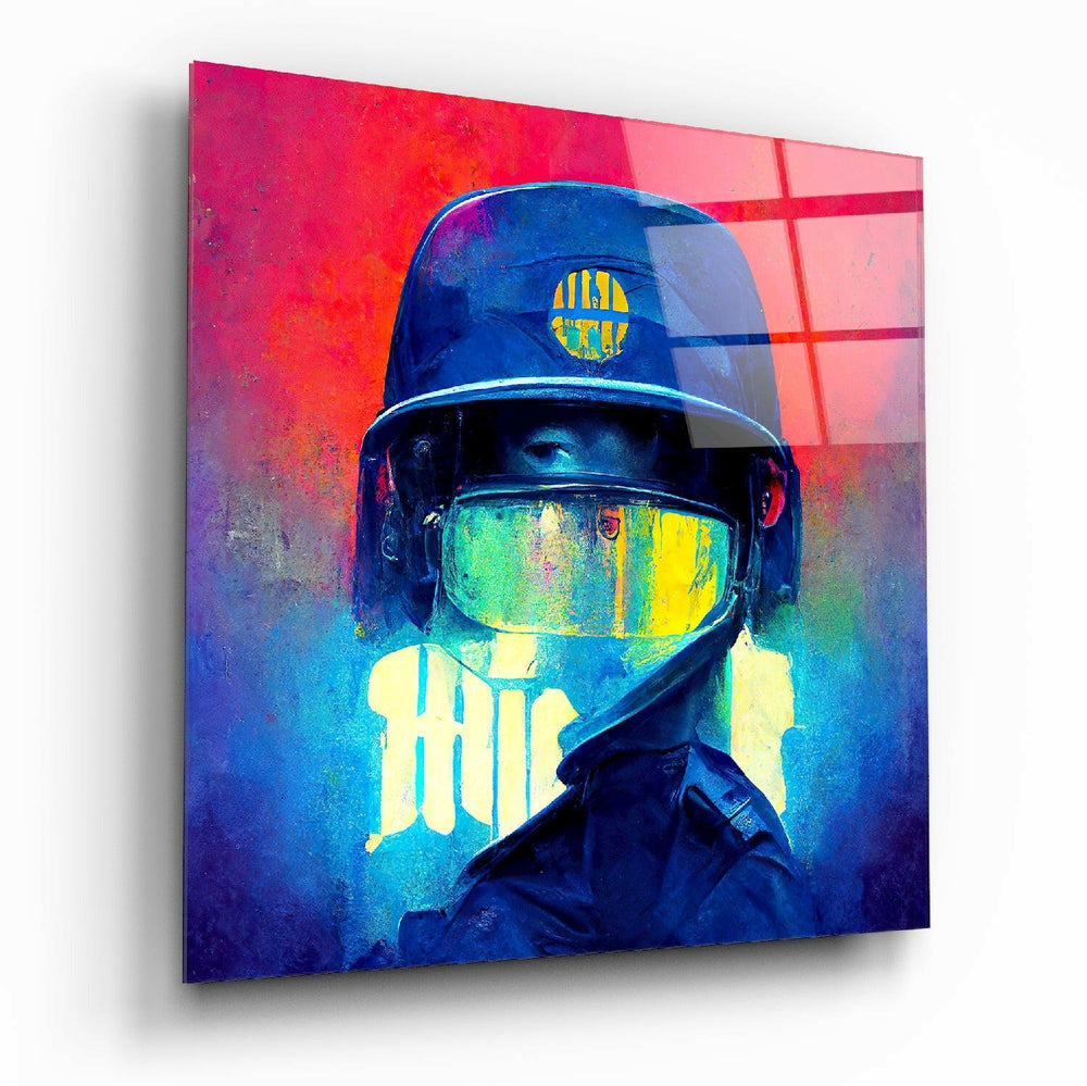 The Guardian Glass Wall Art || Designer Collection.