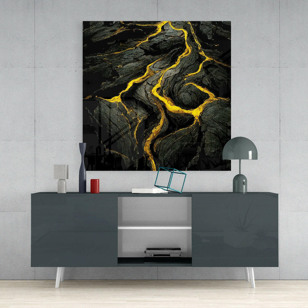 Lava Glass Wall Art || Designer Collection.