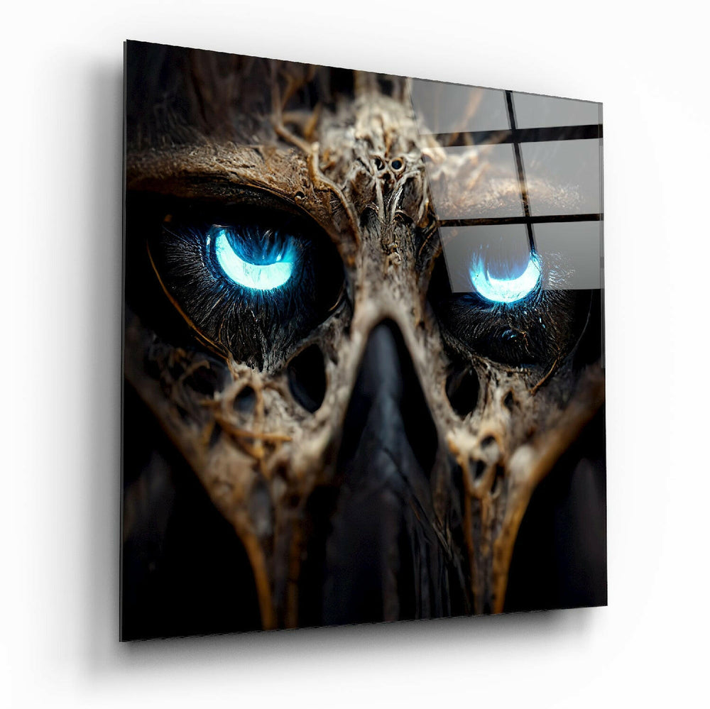 Bravery in The Eyes Glass Wall Art || Designers Collection.