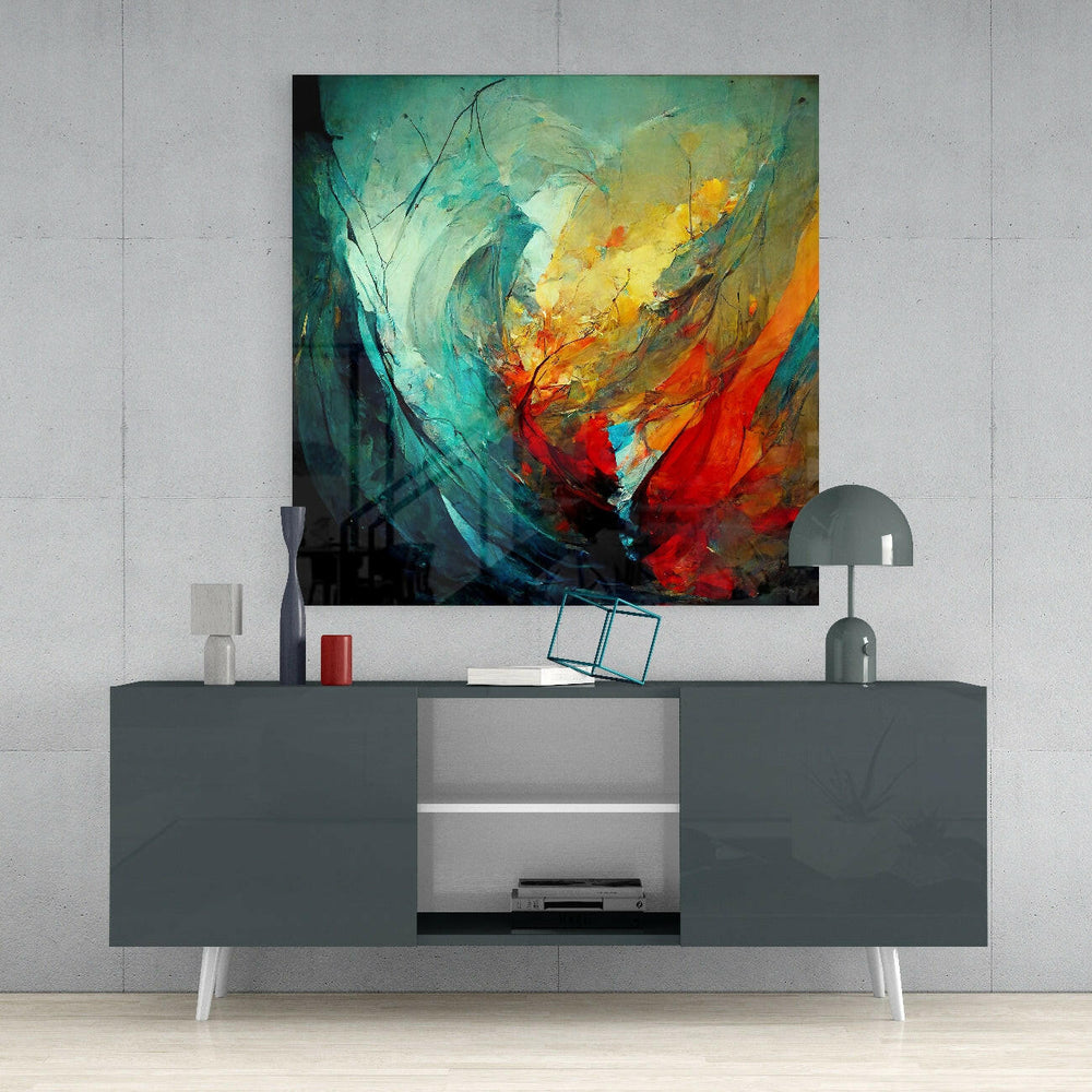 Color Jungle Glass Wall Art || Designers Collection.