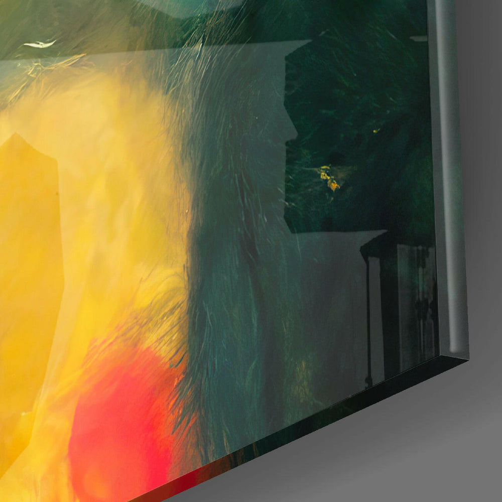 The Monkey Glass Wall Art || Designer Collection.